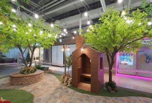 동탄 라크몽 광장 실내 조경공사